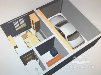 Проект гараж, баня подвал