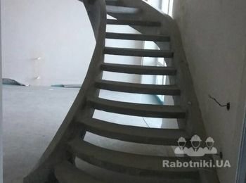 Кованые ограждения на винтовую лестницу