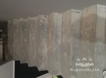 Обшить бетонную лестницу деревом