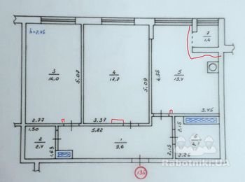 Ремонт Квартиры 62 м2 "Паркленд"