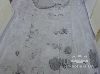 Стяжка пола 4 м2. Мастер Базис Троещина