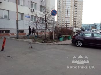 Покрасить столб 7м (3шт)