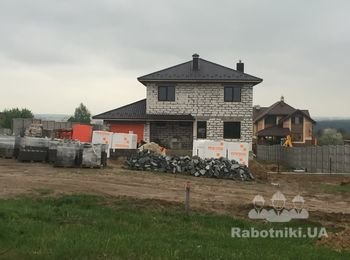 Утепление фасада блоком Аэрок Энерджи