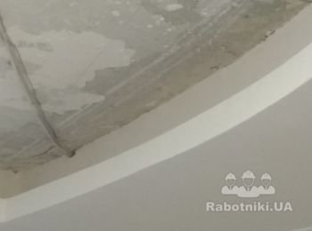 Отделка ниши скрытого света на потолке