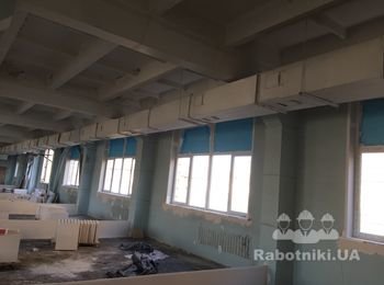Вентиляция в помещении 500м2