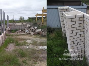 Кладка кирпича под расшивку