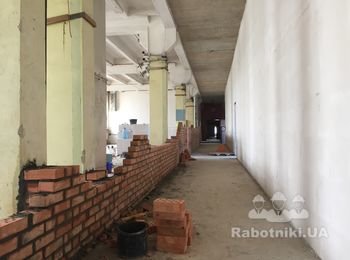 Кладка кирпича внутри помещений