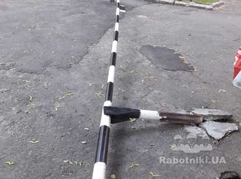 Відновлення порушеного шлагбаума