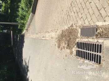 Монтаж водоотводных лотков