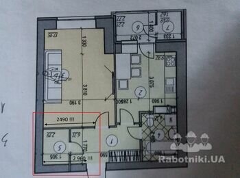 Ремонт 1к квартиры в новостройке, Киев