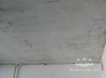 Потолки 15м2 штукатурка шпаклевка покраска