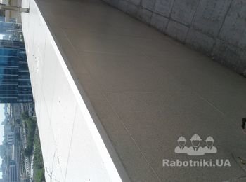 Парапет из ПВХ мембраны