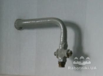 Заменить кран на газовой трубе