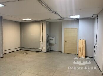 Косметический ремонт в офисе 80м2 м.Демеевская