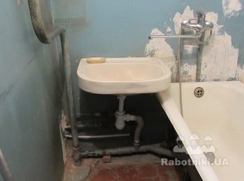 Укладка плитки, сантех.работы