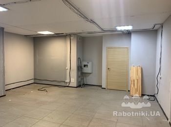 Ремонт в офисе м.Димеевская 80м2