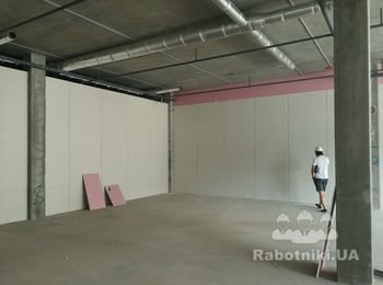 Отделка в магазине в ТРЦ 200м2 по полу бровари
