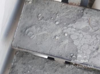 Ремонт Ступенек на придомовой лестнице