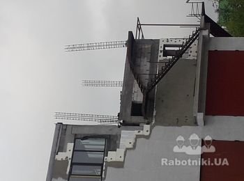Монолит . 18 колон высотой 3 м 150 м.п балок сечение 400 на 400