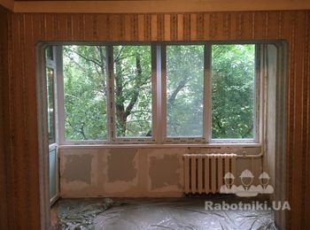 Шпаклевка оконных откосов и стен под обои