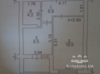Ремонт под ключ однокомнатной квартиры новостройке