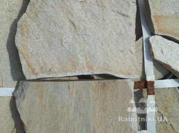 Облицовка фасада песчаником 400 м2