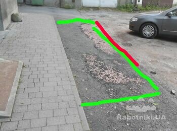 Асфальтирование пешеходной дорожки