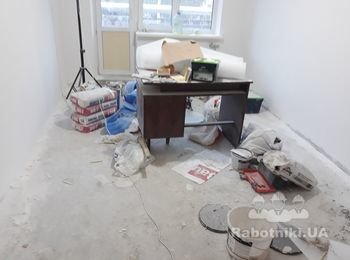 Надо убрать в квартире перед стяжкой пола