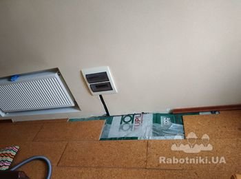 Восстановление части пробкового пола