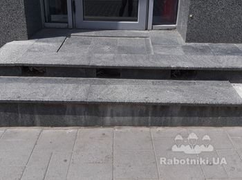Ремонт гранитного крыльца