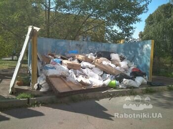 Демонтаж бетонного ограждения и вывоз стоительного мусора