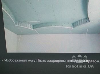 Потолок из гипсокартона (фигурный)