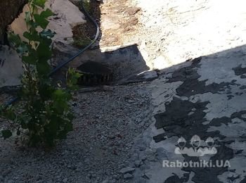 Цементная стяжка ливневок