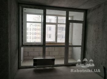 Демонтаж стен, стеклопакета на лождию в квартире