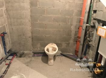 Маленькая ванная комната под ключ бюджет 20000 грн.