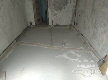 Сделать стяжку под ламинат