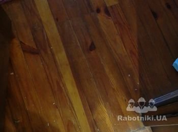 Паркет перешлифовать и полакировать в комнате