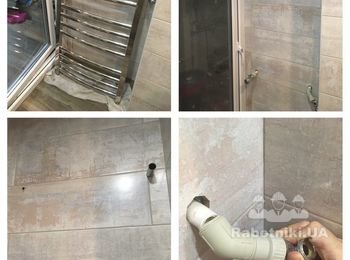Монтаж настенного водяного полотенцесушителя