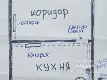 Прокладка ППР труб 25 мм длина 10 м .и подключение 2-х батарей.