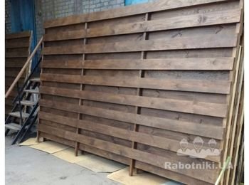 Забор из дерева 120 мп