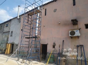 Покраска фасада 100 м2