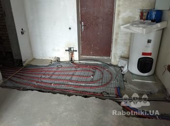 Стяжка пола цпс 20м2