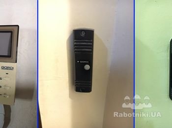 Замена домофона и ремонтзамена кнопки