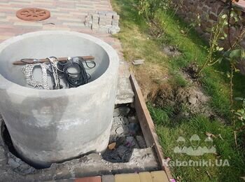 Обустройство водостока и колодца