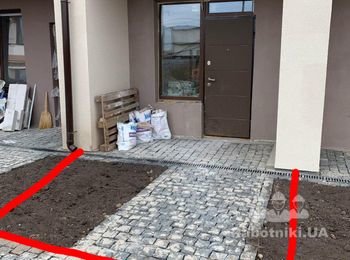 Забор из профнастила под дерево высотой 2 м, длина 8м + калитка
