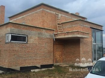 Фасад : 4 дома по 340 м2 ( вата+ барашек)