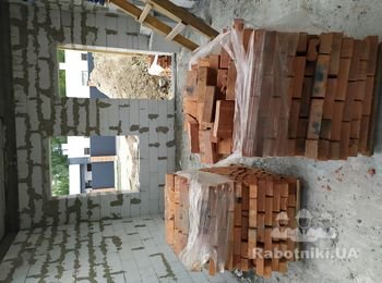 М.Славутич в доме сделать 30м2 перегородки кирпич