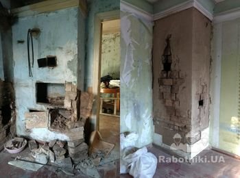 Реставрація груби (Київ, голосіївський район)
