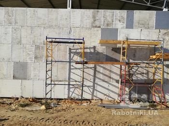 Монтаж сендвич панелей ППУ (из обрезков)+окна400м2 (50 000грн.)