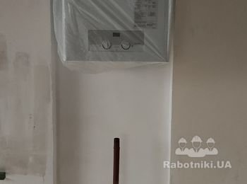 Подключить газовый котел и радиаторы